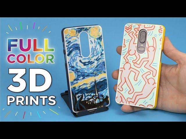 Colorful 3D Prints on a Single Extruder Printer // Artistic Phone Cases