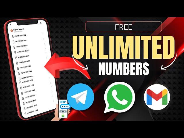 Create Unlimited WhatsApp, Telegram | Get Free Unlimited USA Numbers OTP Verification Code