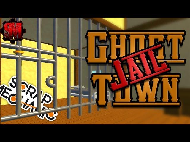 SHERIFF'S OFFICE and JAIL - Wild West Ghost Town (Part 3) - Scrap Mechanic Showcase Ep12