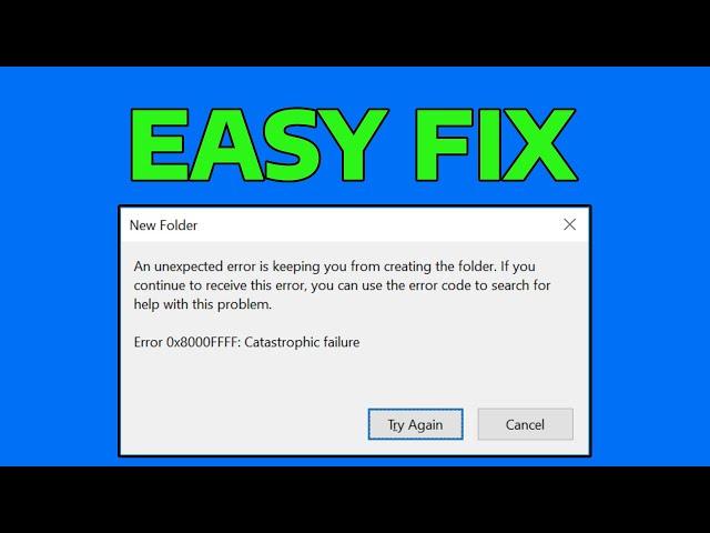 How To Fix Microsoft Store 0x8000FFFF Error