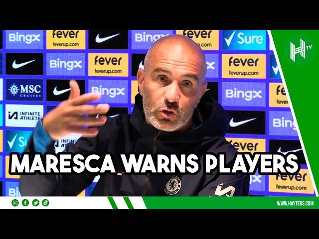 THEY WON'T PLAY! | Maresca's warning to Chelsea players