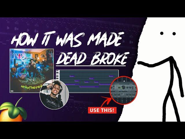 How "DEAD BROKE" by Lil Skies Was Made (in 5 minutes)