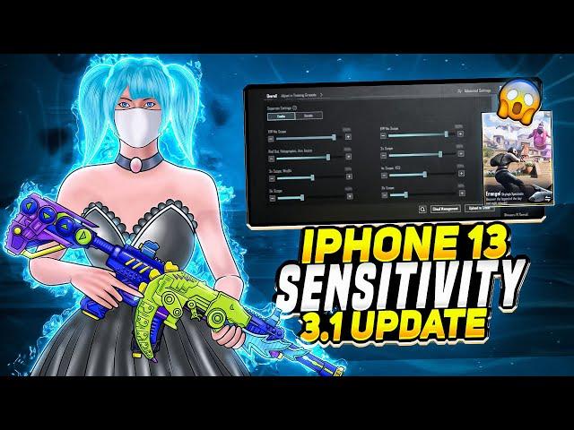 NEW UPDATE 3.1 Pro Sensitivity & Settings  | 4 Finger Claw Gyroscope | iPhone 13 60 FPS BGMI