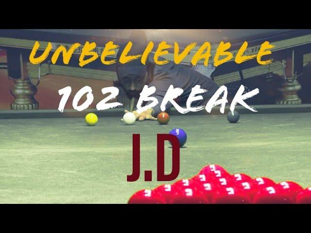 Raja junaid Rajpoot snooker break 102 |  pakistan snooker talent at Rasson snooker club |