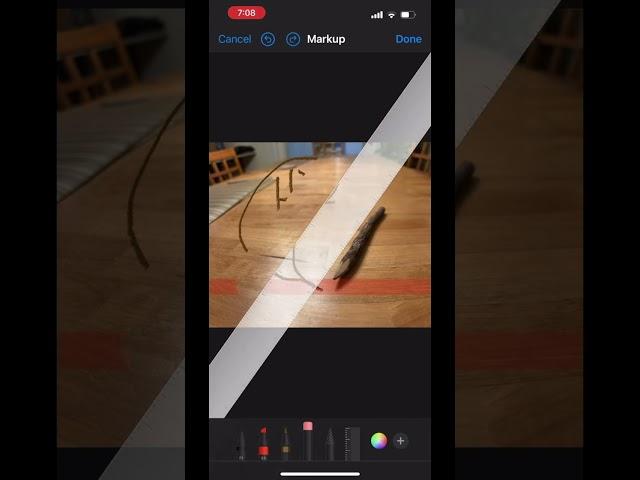 Overview of Markup Tools in iPhone Photos App