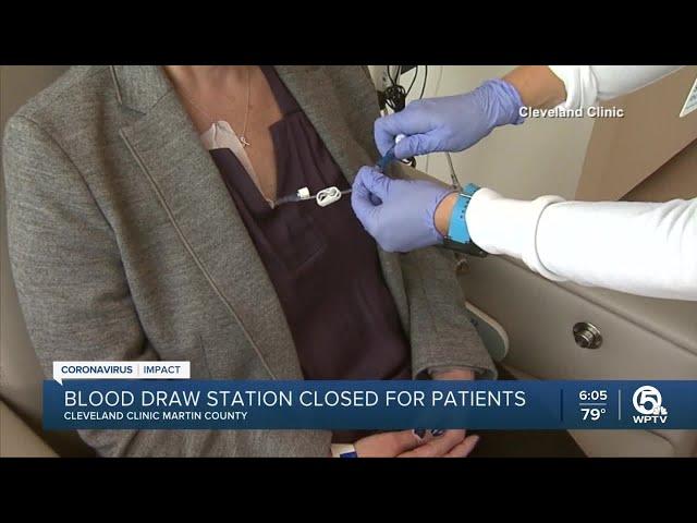 Cleveland Clinic Martin Health closing blood draw station due to COVID-19 surge