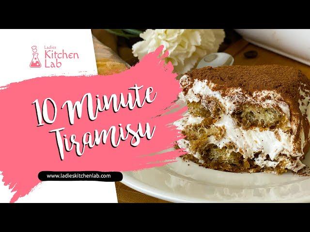 10 Minute Tiramisu | Eggless Italian Dessert Tiramisu Recipe | Ladies Kitchen Lab