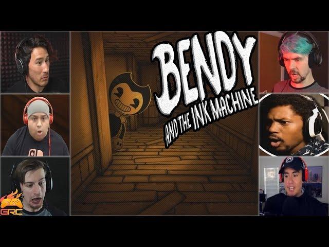 Gamers Reactions to Henry Getting Pranked by Boris ft. Bendy | Bendy and The Ink Machine - Chapter 3