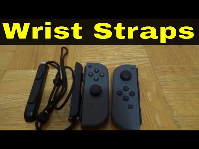 How To Attach Wrist Straps To Joy Cons On Nintendo Switch-Tutorial