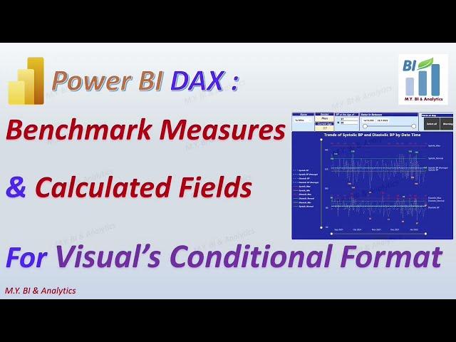 Power BI DAX: Benchmark Measures and Calculated Field Values for Visual Conditional Format