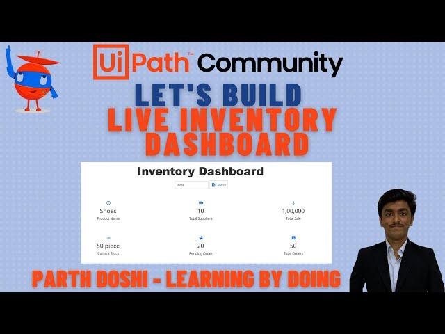 Let's Build Live Inventory Dashboard Using UiPath Apps