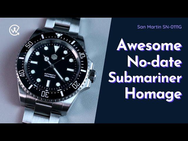 San Martin SN0111G | The Best No-Date Submariner Homage