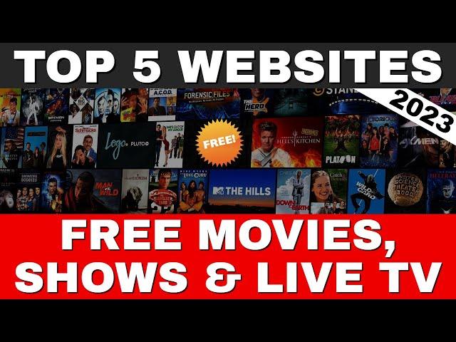 Top 5 Websites For FREE MOVIES & TV SHOWS / 100% Legal in 2024!