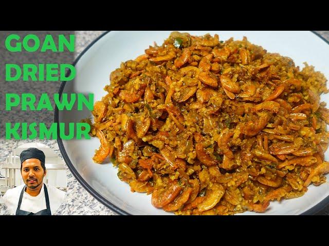 Goan Dried Prawn Kismur Recipe | Dried Prawn Kismur Recipe | Easy Dried Fish Recipe | Ivon's Kitchen