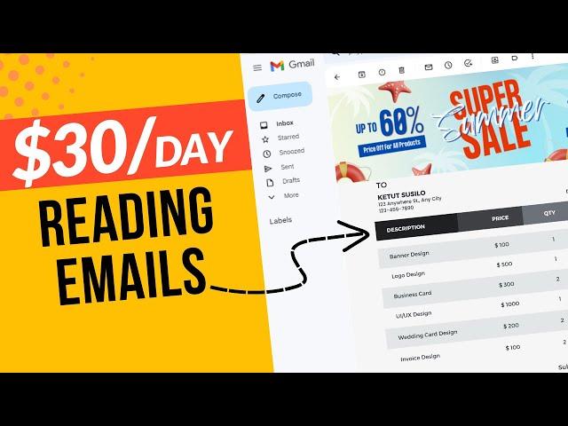 Get $30 Everyday by JUST Reading Emails | Make Money Online 2022