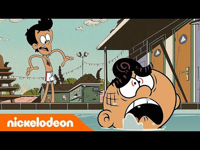 Los Casagrandes | ¡A Carl le da miedo nadar! | Nickelodeon en Español