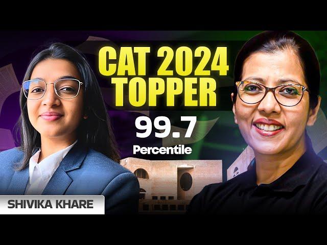 She scored 99.7%ile with *SMART EFFORTS*  || CAT 2024 Result