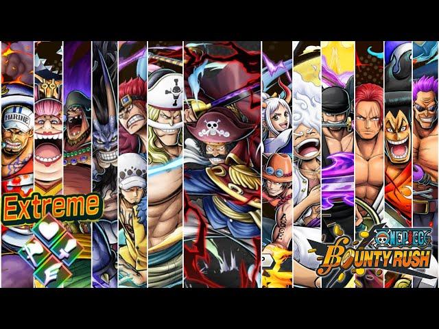 All EX Character Trailers in One Piece Bounty Rush (OPBR) | 1st - 5th Anniversary
