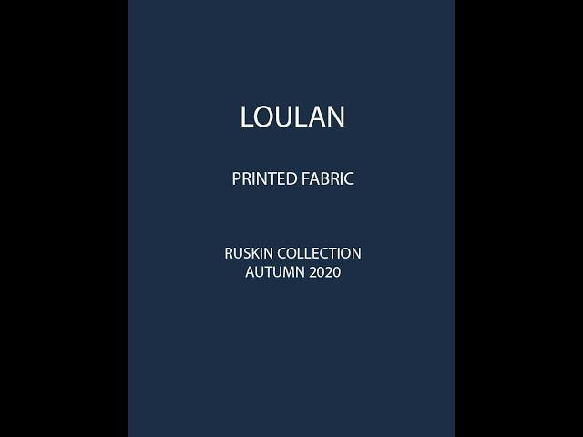 Loulan – Ruskin Collection Autumn 2019