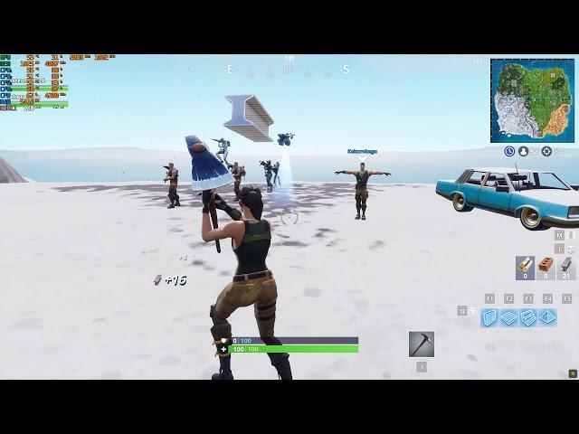 Fortnite GAMEPLAY LOW GTX 1060 6GB i5 3570k