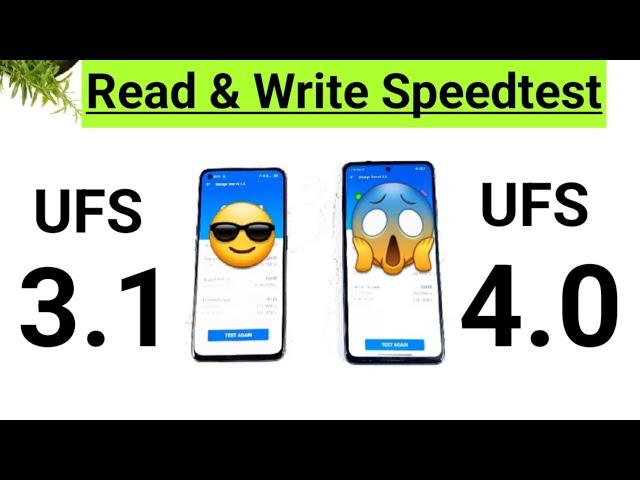 UFS 4.0 vs UFS 3.1 Read & Write Speedtest Comparison Shocking Results OMG  