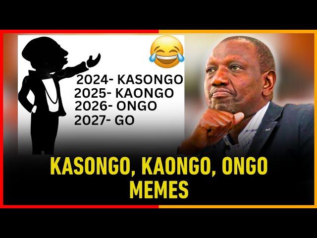 KASONGO KAONGO MEMES! GEN Z's WITH SOME NEW KASONGO MEMES AS RUTO ACCEPTS KASONGO NAME