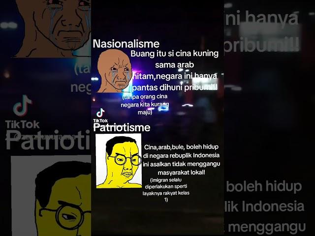 perbedaan nasionalisme dan patriotisme