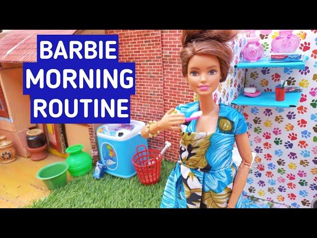 Barbie All day Routine / Morning Routine / Barbie and Ken family morning routine