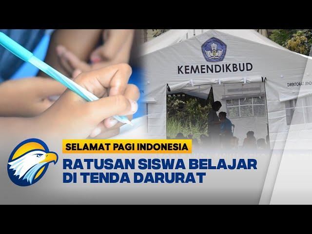 Erupsi Lewotobi Paksa Siswa Sekolah di Tenda