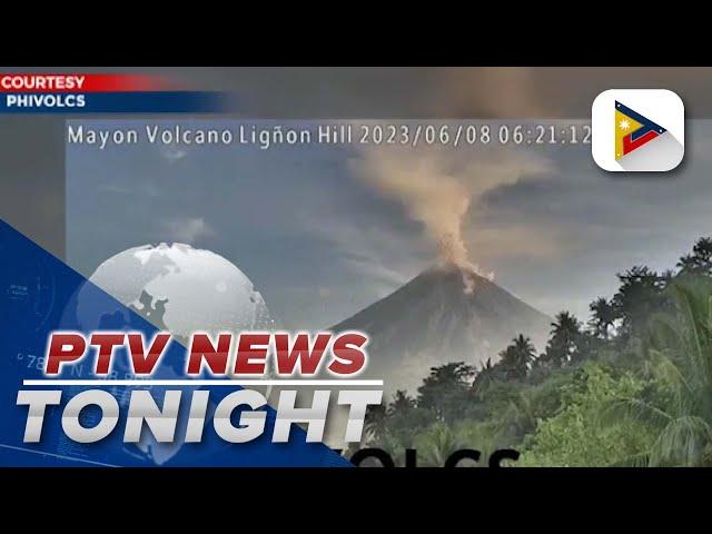 Phivolcs raises Mayon Volcano's status to Alert Level 3 due to increased activity