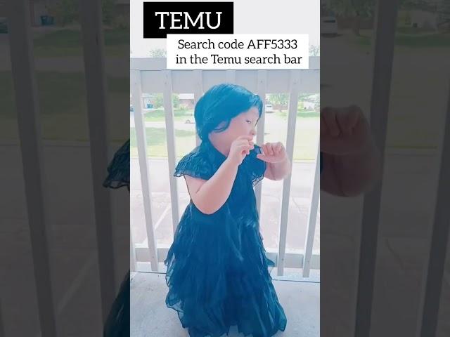 Wednesday on temu! Search AFF5333 or USZ2220 in search bar to start saving! #temu #wednesdayaddams