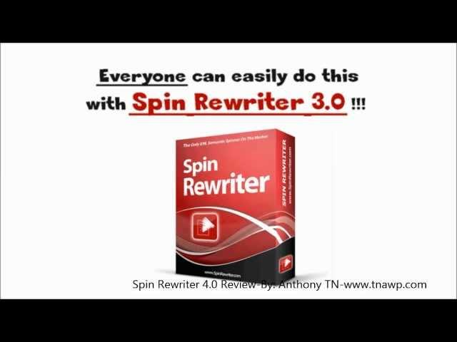 Spin rewriter 4.0 reviews