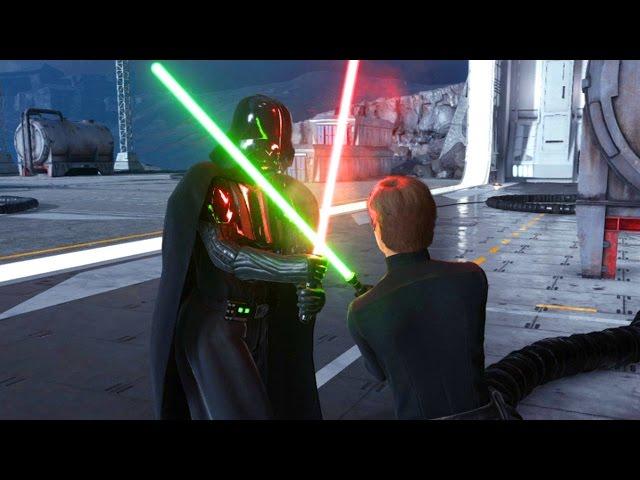 Star Wars Battlefront: Darth Vader vs Luke! I AM YOUR FATHER!