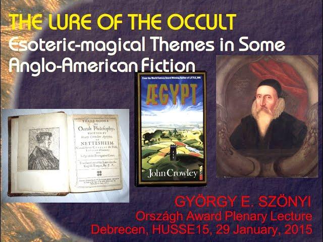 Digital Lecture: The Lure of the Occult. Esoteric Fiction 1