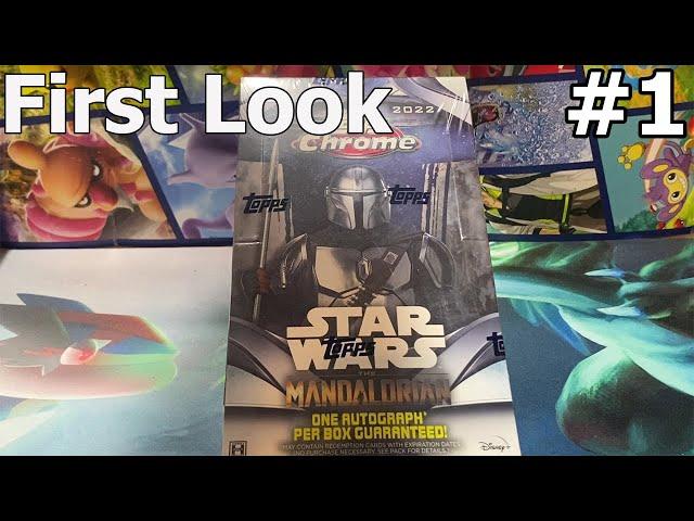 *We Pulled a 1 of 1* 2022 Topps Star Wars The Mandalorian Chrome Beskar Edition Hobby Box Opening