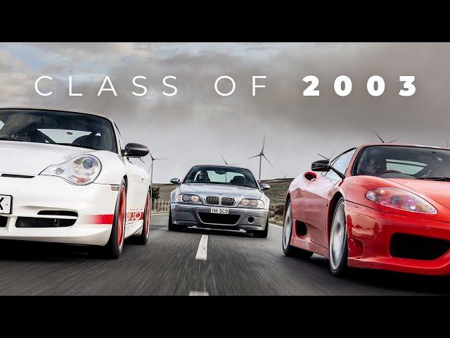 Class of 2003 MEGA TEST | 996 GT3 RS vs 360 Challenge Stradale vs M3 CSL | Supercar Driver | 4K