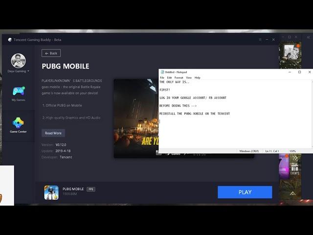 How to update pubg mobile on tencent gaming buddy