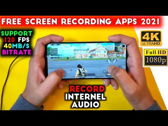 Best Screen Recorder For PUBG MOBILE With Internel Audio Recording 2021 |  120fps | No Lag,No Root |