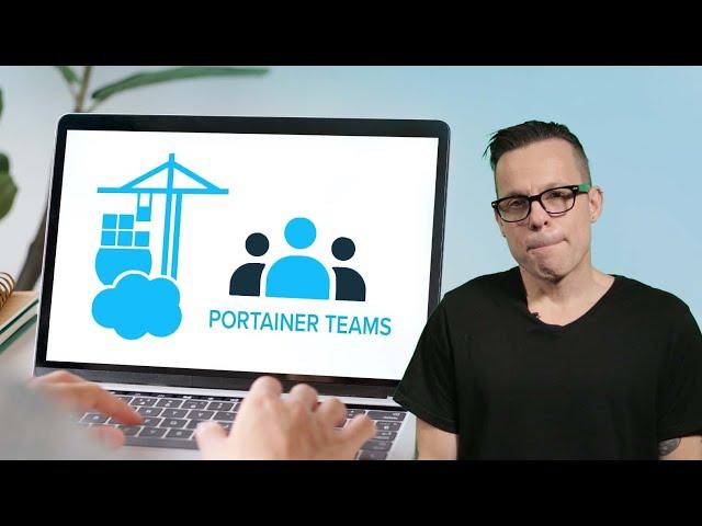 How to create teams in the Portainer container manager