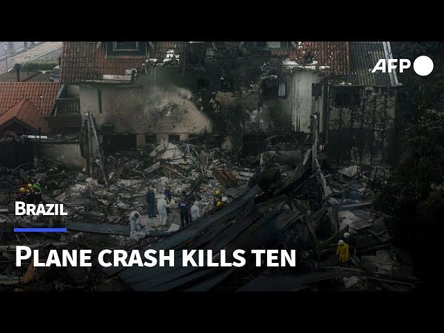 Brazil plane crash kills family of ten | AFP