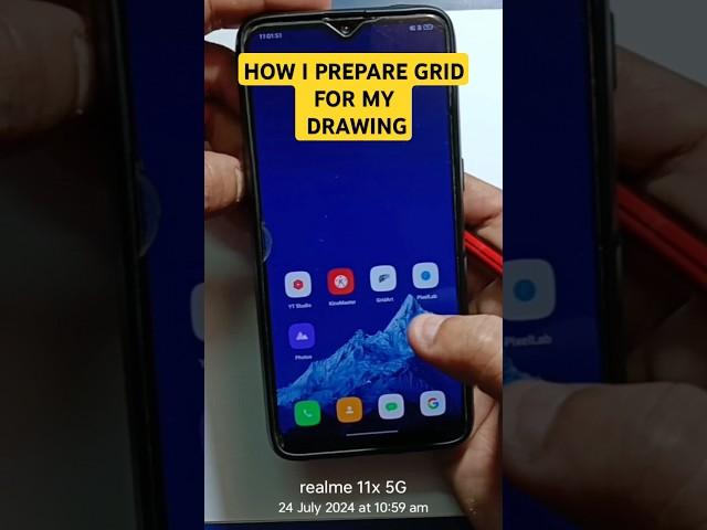 how i prepare grid #shorts #ytshort #youtubeshorts #trending #drawing