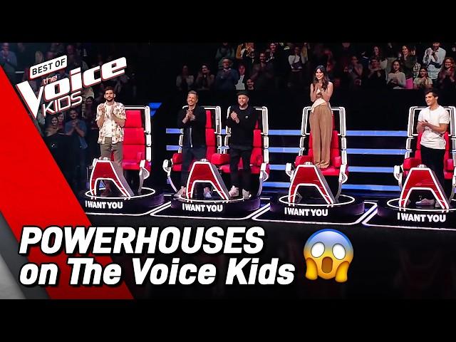 Phenomenal POWERHOUSES on The Voice Kids! 