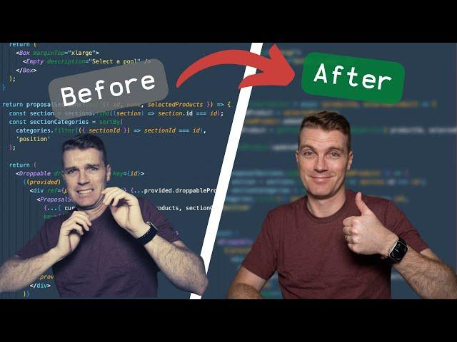 Refactoring smelly old React code!