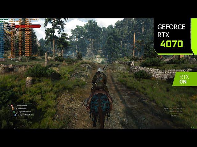 The Witcher 3 Next Gen | RTX 4070 4K, 1440p, 1080p DLSS 3 Frame Generation | Ray Tracing | i7 10700F