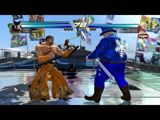 Tekken Tag Tournament II;  The 4 Horseman (Marshall & Forest)  vs. Tekken Chances (Bob) HD