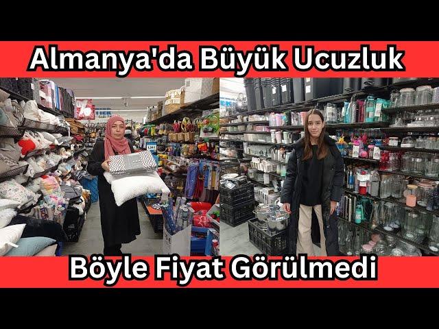 Almanya'da Büyük Ucuzluk da Bir Sürü Eşyalar Aldık  Böyle Fiyat Görülmedi