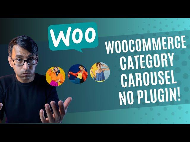 WooCommerce Category Carousel - No Plugin - #Elementor #Wordpress Tutorial