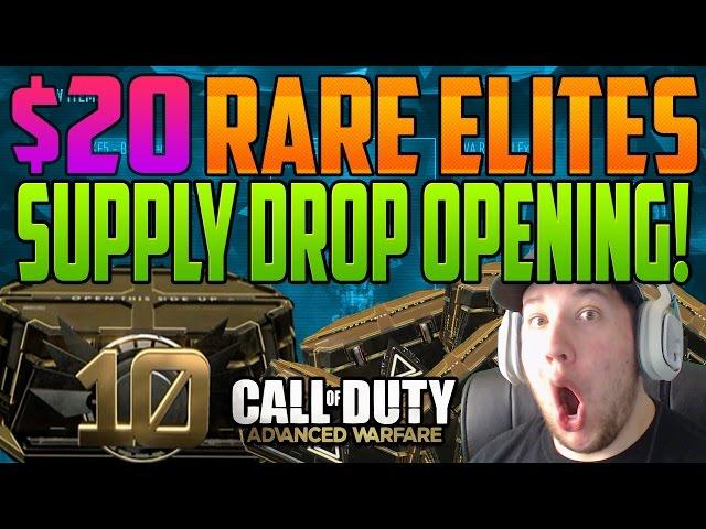 Advanced Warfare - $20 RARE ELITES SUPPLY DROP OPENING! (COD AW Advanced Supply Drops)