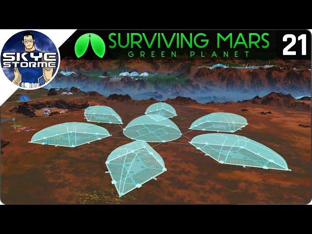 HUGE DOME COMPLEX! - Surviving Mars Green Planet EP 21 - Gameplay & Tips 2019