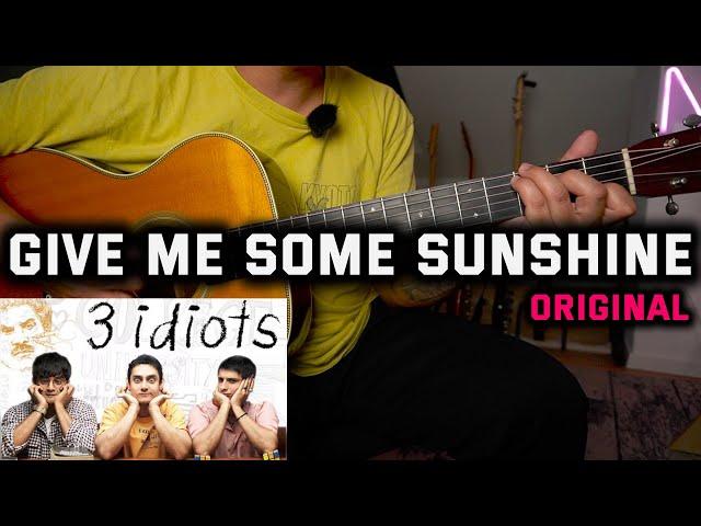 Give Me Some Sunshine | 3 Idiots | Guitar lesson with TABS